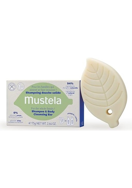 Tüm Aile Için Şampuan ve Vücut Temizleme Barı 75G