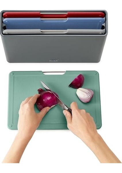 Joseph Folio Regular Kesme Tahtası Seti, Grafit, Sahil Grisi fırsatları