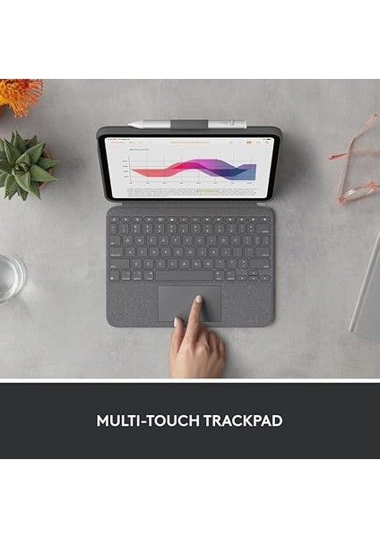 Combo Touch Ayrılabilir 10. Nesil iPad Klavye Kılıfı, Büyük Hassas Izleme Pedi, Tam Boy Arkadan Aydınlatmalı Klavye ve Akıllı Konektör Teknolojisi, Siyah fırsatları