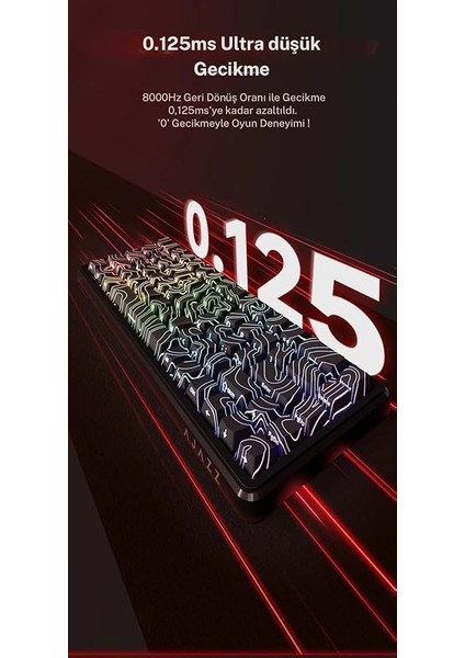 AK680 Max He Kablolu Manyetik Switch Klavye - 8000Hz - 0.125MS (AK680 Max He - Beyaz Desenli) fırsatları