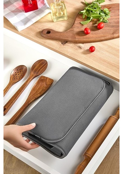 Bulaşık Kurutma Seti 36X60CM Büyük Boy Katlanabilir 3 'lü Set Xl Bulaşık Kurutma Matı fırsatları