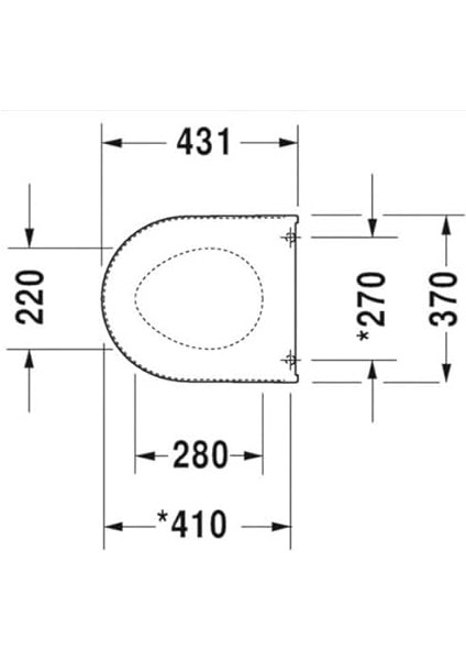 Starck 3 Klozet Kapağı Yavaş Kapanır 0063890000 fiyatları