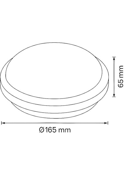 15W LED Beyaz Tavan Duvar Lambası IP65 Su Geçirmez | Beyaz Işık 6500K | 1500 Lümen | 220V | Banyo Bahçe Balkon Için Dış Mekan Aydınlatma | 120W Ampul Eşdeğeri modelleri