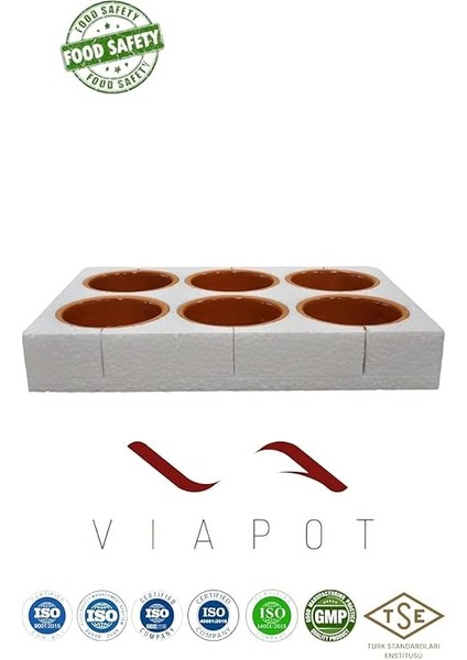 Anadolu Sütlaç Kase Güveç Içi Kahverengi Sırlı 6 Adet Çömlek fırsatları