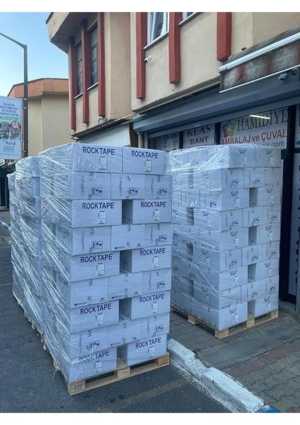 Ambalaj Koli Bandı 45X100 Metre Hotmelt Klas Rocktape 60 Adet