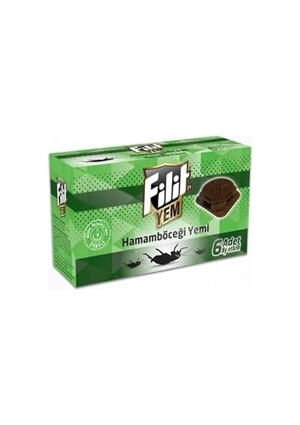 6pcs Karınca ve Hamam Böcek Yemi 6AY Etkili & Istasyon & 9gr