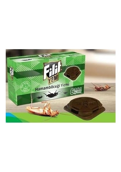6pcs Karınca ve Hamam Böcek Yemi 6AY Etkili & Istasyon & 9gr fiyatları