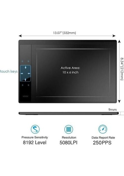 A30 10X6" Grafik Tablet modelleri