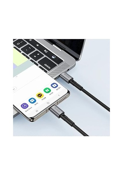 CA-3130 65W Type-C To Type-C Hızlı Şarj ve Data Kablosu 1,2m fırsatları