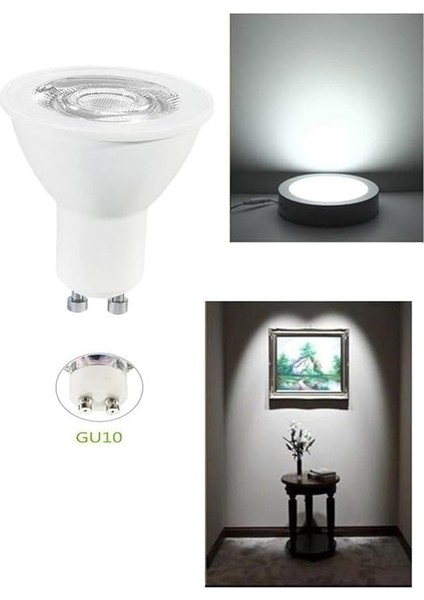 LED Ampul, Reflektör, GU10, Gün Işığı Beyazı, 6500K, Kısılabilir Değil, 36° indirimleri