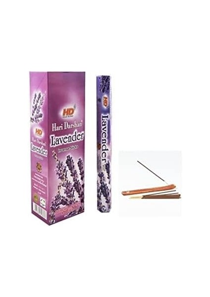 Darshan 20 Adet Tütsü Farklı Aromalar + 1 Adet Işlemeli Tütsü Kayık Hediye (Lavanta)