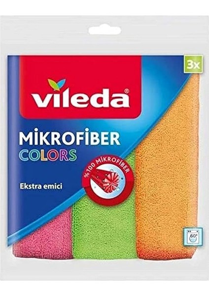 Mikrofiber Colors Bez, 3'lü Paket