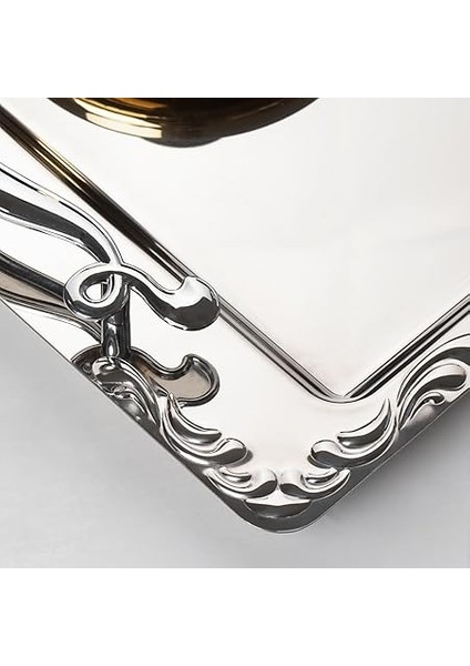 Lalezar Sade 2’li Çelik Tepsi Seti fiyatları