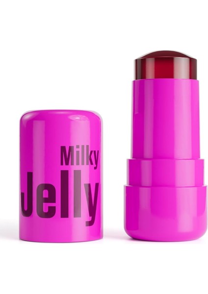 Milky Jelly Doğal Görünüm Dudak ve Yanak Renklendirici Allık Böğürtlen (Berry) 5 gr