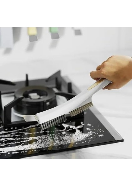 Home 3'ü 1 Arada Detaylı Temizlik Fırçası, Yağ Kazıma ve Detaylı Fırçalama Için Çok Fonksiyonlu Fırça, Mutfak, Banyo ve Otomobil Temizliği Için Uygun modelleri