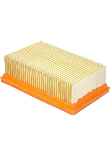 Düz Katlamalı Filtre, Karcher Çok Amaçlı Elektrikli Süpürge Wd 4 Ila Wd 6 Arası (Hızlı ve Konforlu Değiştirilebilir, Kir Teması Olmadan, Islak ve Kuru Emişi Filtre Değişimi Gerektirmez)