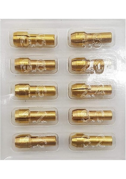 Gravür Makinası Matkap Ucu Pens Seti 4,2 mm 10 Parça Dremel Uyumlu