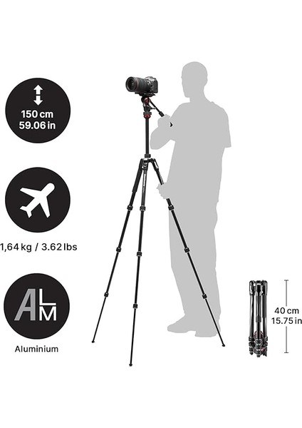 Befree Live Seyahat Tripodu Kiti, Alüminyum fiyatları