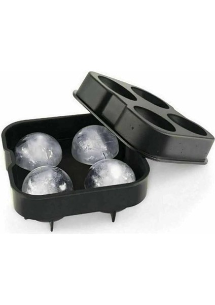 Silikon Buz Kalıbı Top 4'lü 45 mm (Tbk-45)