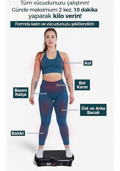 Classic Model Mermer Desenli Vibration Plate, Yüksek Titreşimli Zayıflama, Egzersiz ve Spor Cihazı - Kondisyon ve Spor Aleti modelleri
