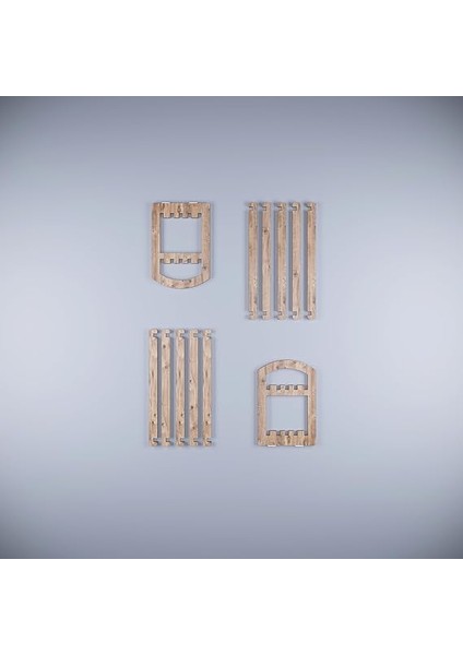 Demonte Portatif 2 Raflı Küçük Ayakkabılık Çok Amaçlı Dolap Antre Hol Kapı ÖNÜ%100 Mdf (Atlantik Çam) indirimleri