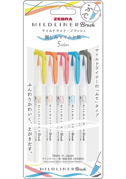 Mıldlıner Brush Pen N-5c-N Set