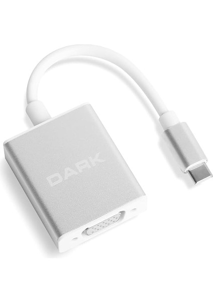 Dk Ac U31XVGA USB 3,1 Type-C' Den VGA Full Hd Dönüştürücü Adaptör (Alüminyum Kasa)