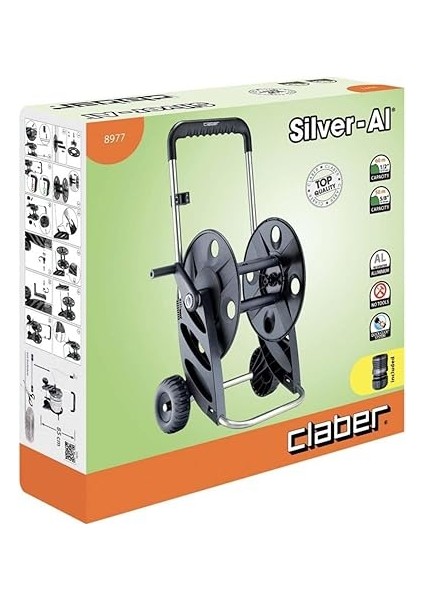 Ego Claber 8977 Sılver-Al Hortum Makarası fiyatları