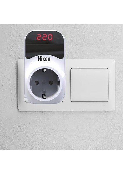 Premium Serisi 210/280 V 16 Amper Gerilim ve Volltaj Korumalı 2 Yıl Garantili Dijital Ekranlı Priz modelleri