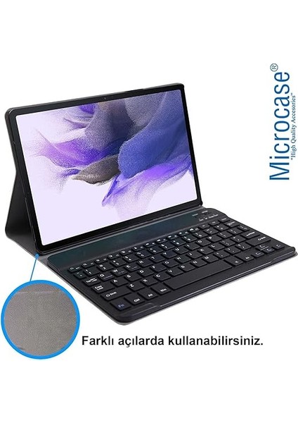Samsung Galaxy Tab S7 Fe SM-T733 12.4 Inch Tablet Bluetooth Klavyeli Standlı Kılıf - Bkk4 indirimleri