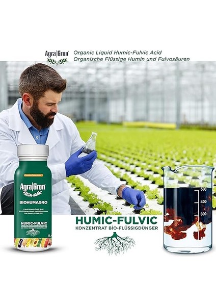 Biohumagro Leonardit Menşeili Hümik Fülvik - Agragron Biohumagro 1 Lt. Organik Toprak Düzenleyici fiyatları