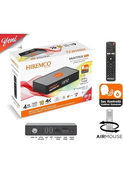 Matrix Uydu Alıcı modelleri