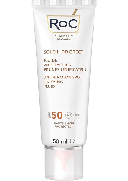 Soleil-Protect Leke Karşıtı Yüz Güneş Bakım Kremi SPF50 50 ml fiyatları
