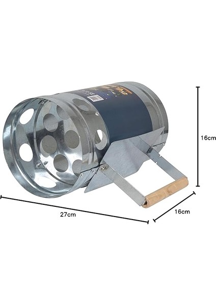 Label 8192550 Kohlestarter Gümüş 16 x 27,5 cm 16 x 27,5 cm fırsatları