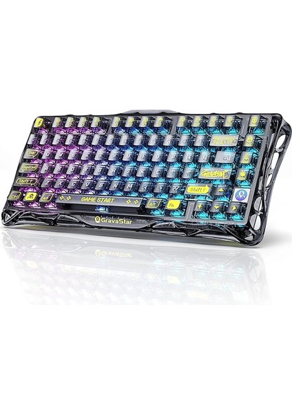 Mercury K1 Lite Rgb Kablosuz Mekanik Gaming Klavye, Ingilizce Q