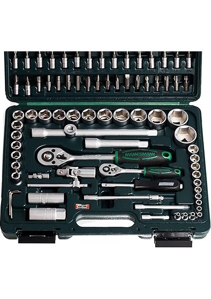 Mannesmann M98410 Lokma Anahtar Seti, 94 Parça fırsatları