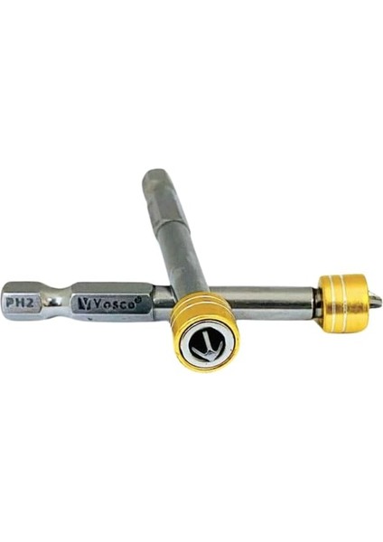 Mıknatıslı Bits Uç Matkap Ucu Tornavida Ucu Vidalama Ucu Ph2-65 mm (1 Adet)