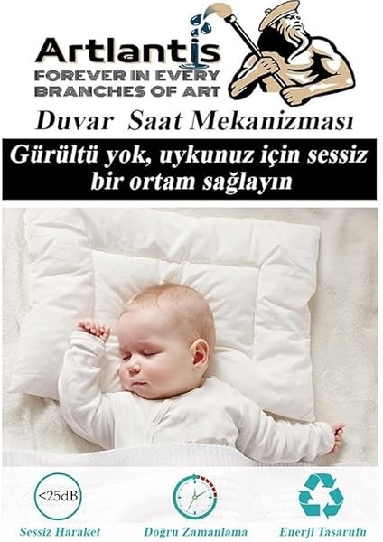 Saat Mekanizması 1 Adet 10 mm Şaft Sessiz Saat Motoru Akrep Yelkovan Okul Deney Saat Yapım fırsatları