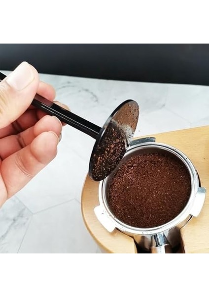 Espresso Makinesi Uyumlu Kahve Ölçü Kaşığı, Siyah Plastik, 1 Adet, 50 mm fiyatları