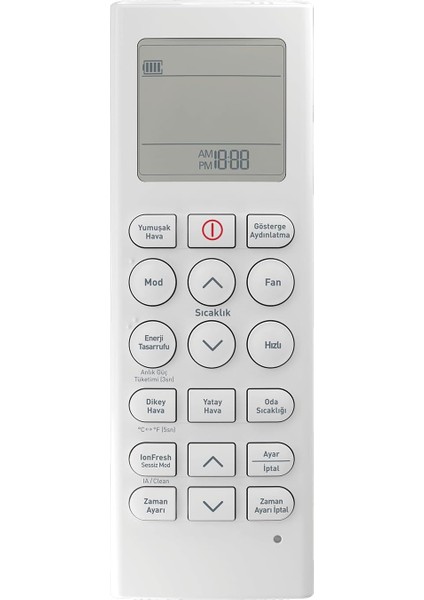 Arçelik 09301 Aa - 12301 Aa Inverter Klima Kumandası