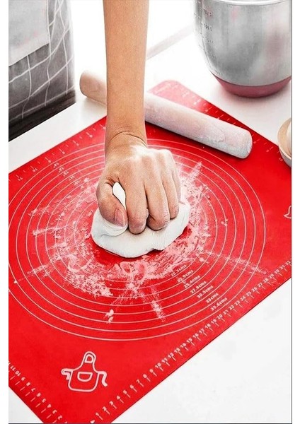 Home 65X45 Kırmızı Hamur Açma Matı (Kırmızı, 65X45) fiyatları