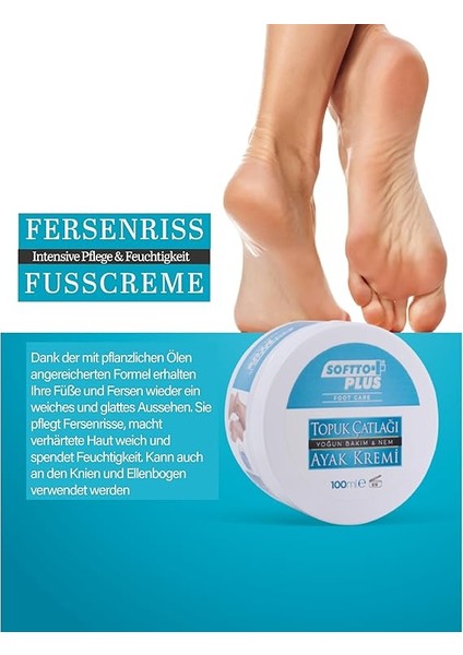 Plus Topuk Çatlağı ve Ayak Kremi 100 ml fırsatları