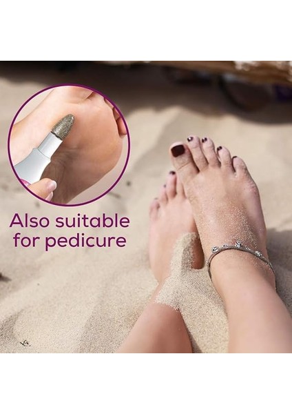 Mp 44 Manikür/pedikür Seti, 7 Başlıklı Elektrikli Tırnak Bakım Seti, LED Işık, Manuel Tırnak Seti Dahil, Saklama Çantalı, Pembe/pembe indirimleri