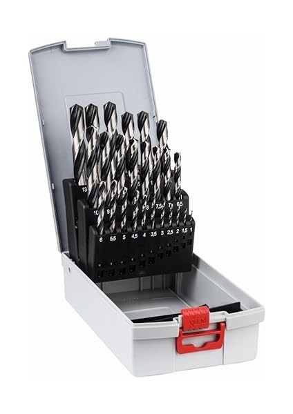 Professional Matkap Ucu, Gri, 25 Adet