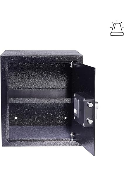 YEC/390/DB2 Alarmlı Kollu Kasa - Ofis Tipi - Siyah indirimleri