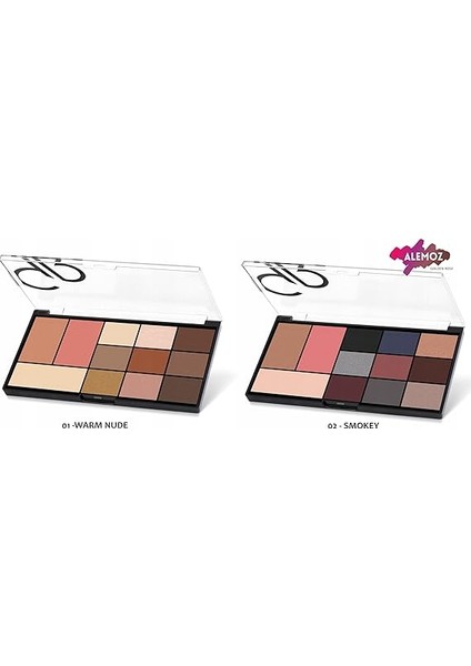 Rose City Style Face & Eye Palette Göz ve Yüz Paleti (Warm Nude 01) fiyatları