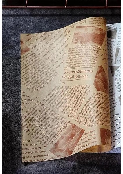Vintage Gazete Şeklinde Yağlı Fırın Kağıdı, 5 Metre x 30 Cm, Isıya Dayanıklı, Pişirme ve Sarma Için Ideal, Estetik Tasarım, Gıda Güvenli Malzeme, Kek, Kurabiye ve Yemekler Için Kullanışlı modelleri