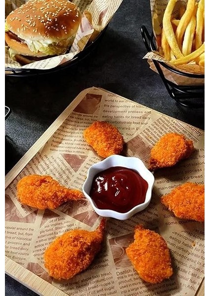 Vintage Gazete Şeklinde Yağlı Fırın Kağıdı, 5 Metre x 30 Cm, Isıya Dayanıklı, Pişirme ve Sarma Için Ideal, Estetik Tasarım, Gıda Güvenli Malzeme, Kek, Kurabiye ve Yemekler Için Kullanışlı indirimleri