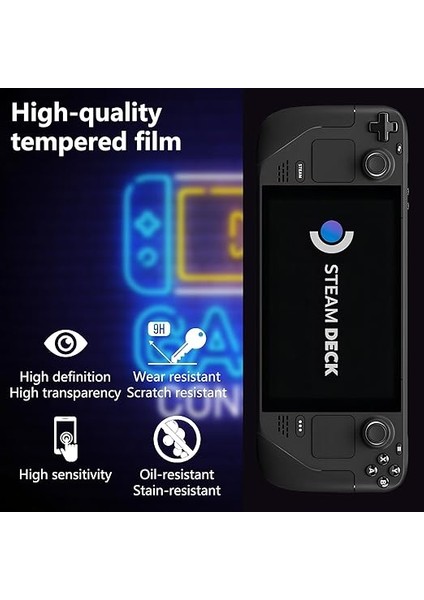 Steam Deck OLED Için Ekran Koruyucu 7.4-Inç (Yeni 2023) - 9h Temperli Cam Film, Çizilmez Hd Şeffaf, Inek Derisi Kutusu Profesyonel Ambalaj, 2'li Paket modelleri