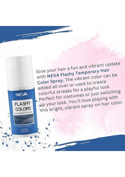 Flashy Geçici Sprey Saç Boyası Kot Rengi modelleri